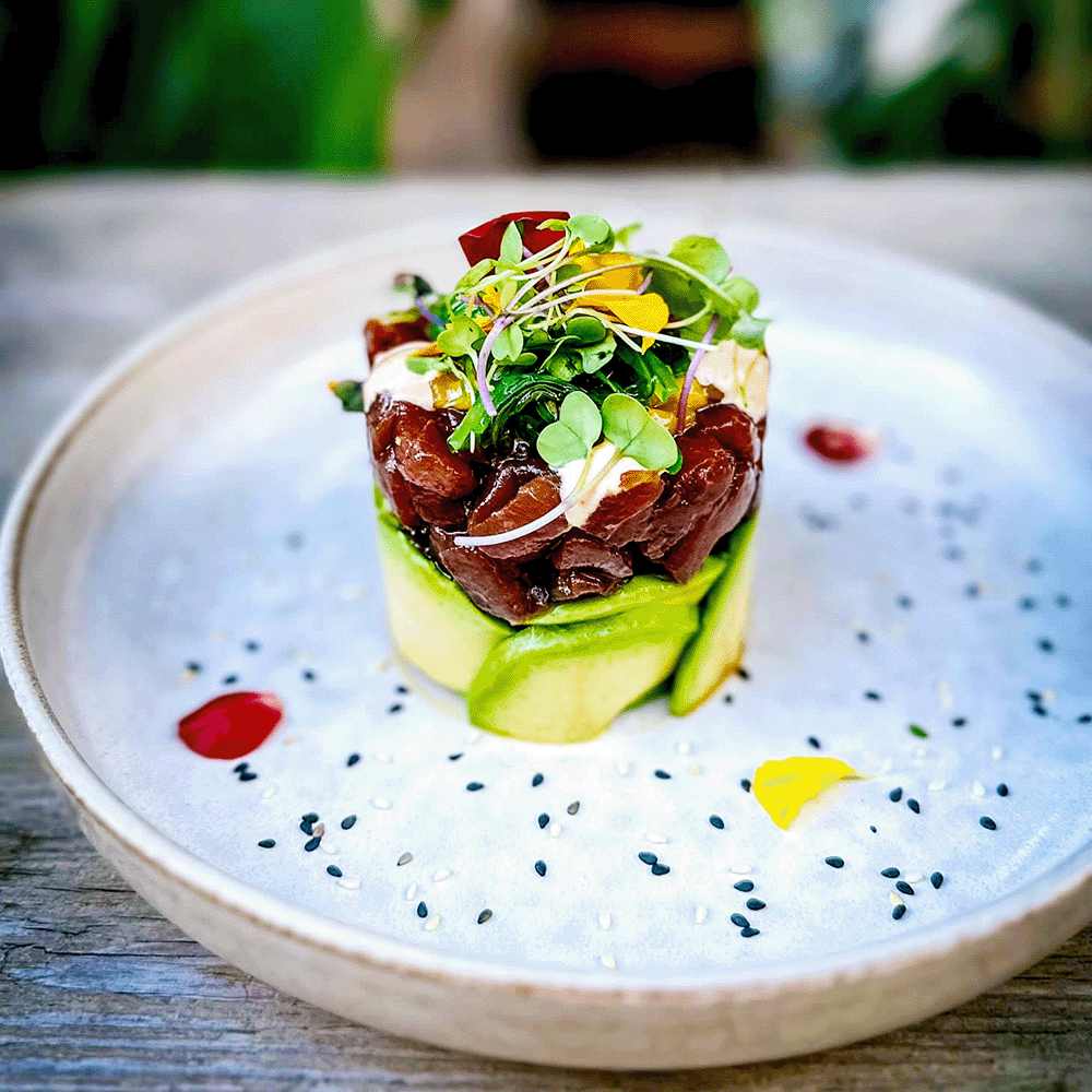 Carefully prepared ingredients at Foodisiac